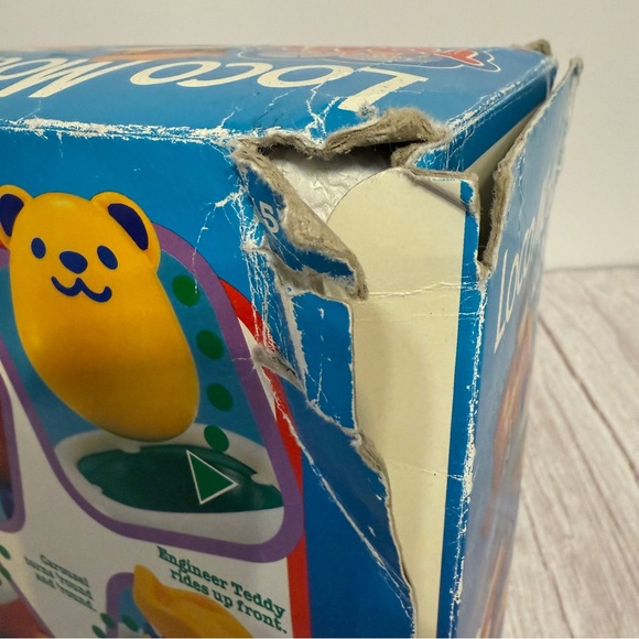 Toddler TOMY Loco Motion Push & Activity 5 Piece Train Car Baby Toy Vtg 1996 - Picture 16 of 16